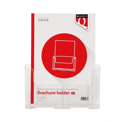 Afbeelding van Folderhouder Quantore A4 transparant