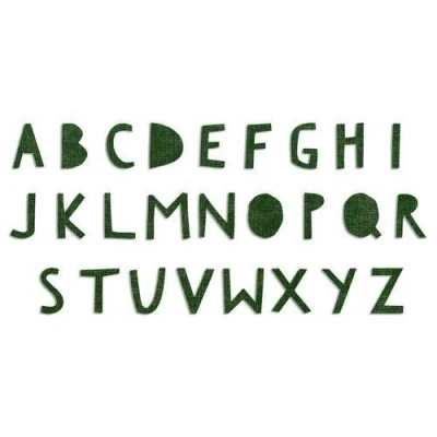 Afbeelding van Sizzix Bigz XL Alphabet Die Cutout Upper 662707 Tim Holtz (03 18)