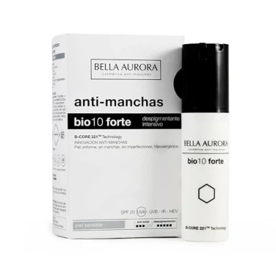 Afbeelding van BELLA AURORA Intensieve behandeling tegen puistjes voor de gevoelige huid SPF 20, 30 ml Antiverouderingscrème op het gezicht Depigmenterend middel gezichtshuid Bio 10 Forte