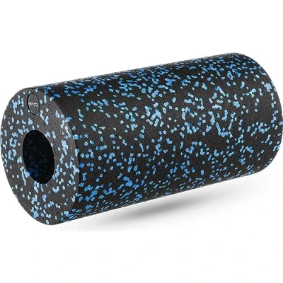 Afbeelding van Gymtek fasciarol, EPP Foam Roller, massageroller, wervelkolom, rug, massageroller voor functionele training, sporttoestellen rugmassage (zwart blauw)