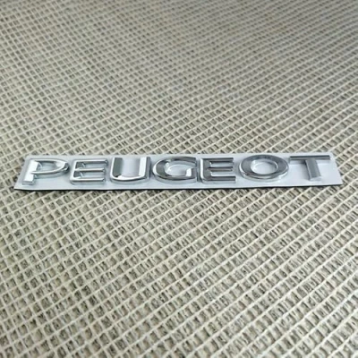 Afbeelding van Auto Kofferbak Decoratie Sticker, Badge Embleem Styling Retrofit Exterieur Accessoires, Voor Peugeot 3008 308 2008 208 408 4008 GT 5008 307 508 206 207 301,silver