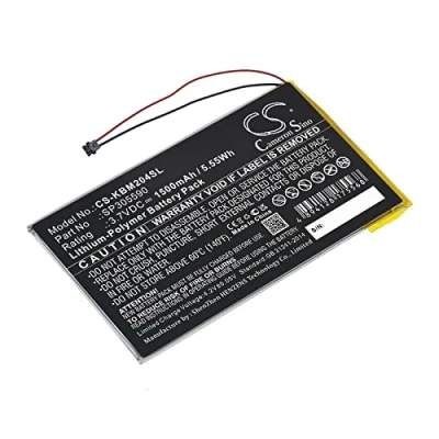 Afbeelding van TECHTEK batterijen compatibel met [Kobo] Aura HD, N204 KBO B vervangt SP305590