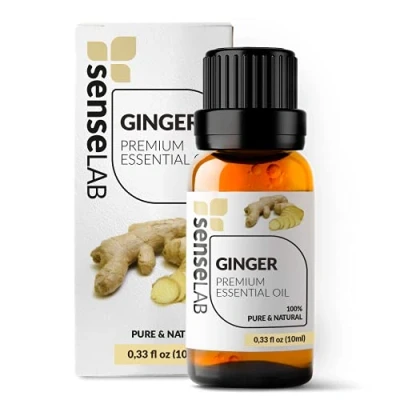 Afbeelding van SenseLAB gemberolie 100% zuivere natuurlijke therapeutische voor aromatherapieverspreider Massage en haarverzorgingsolie (10 ml)