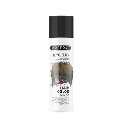 Afbeelding van Morfose Hair Color Spray Royal Black 150ml
