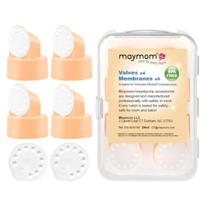 Afbeelding van Maymom Vervangingsklep en membraan voor Medela Borstpompen (Zeilen, Lactina, Pomp In Stijl), 4X Kleppen/6X Membranen, Deel #87089