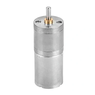 Afbeelding van Reductiemotor, 1 Stuks 25 Mm DC 12V 25GA 370 Lage Snelheid Metalen Reductiemotor voor Elektronisch Slot (12V 5 RPM)