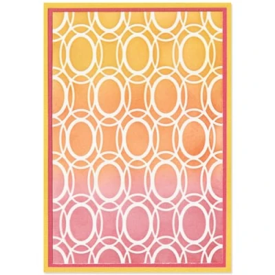 Afbeelding van Sizzix Stencil by Stacey Park Cosmopolitan, Golden Rings #2 (666695)