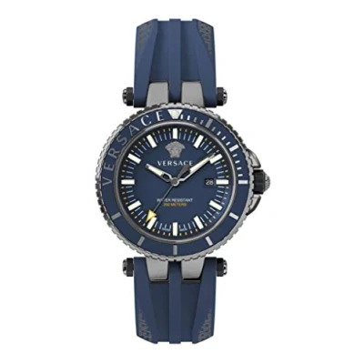 Afbeelding van Versace VEAK00218 horloge mannen Roestvrij Staal grijs