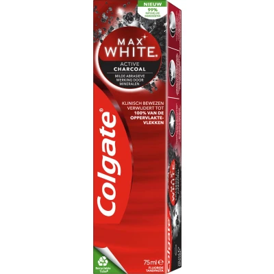 Afbeelding van Colgate Tandpasta max white charcoal 75 milliliter
