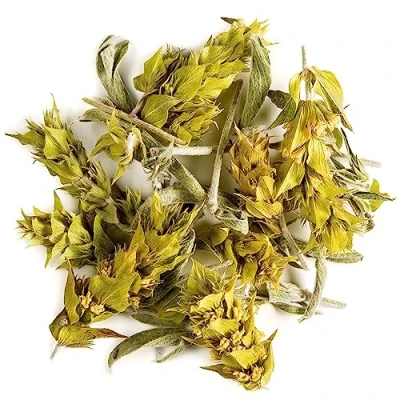 Afbeelding van Griekse Berg Thee Bio Handgeplukt Ironwort Kruidenthee Van Mt Olympus Griekenland Ook Wel Sideritis Scardica Of Shepherd&#039;s Infusie 50g