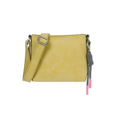 Afbeelding van Fritzi aus Preußen Schoudertas Bitzi02 Jive Crossbody Bag Camille Mosterdgeel