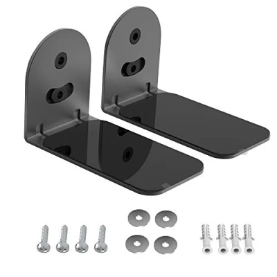 Afbeelding van PlusAcc Universele soundbar beugelbevestiging compatibel met Bose, Samsung, JBL, Sonos, Sony, Yamaha, LG, Majority, SAKOBS en meer muurbevestigingen, beugelset, montagehouder (zwart)
