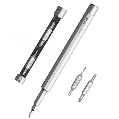 Afbeelding van Xiaomi, Schroevendraaiers, Zak precisie schroevendraaier en vulpen 5 in 1 HOTO QWLSD013 (zilver)