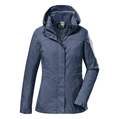 Afbeelding van killtec Women&#039;s Functioneel jack met afneembare capuchon, waterdicht KOS 131 WMN JCKT, dark blue, 36, 38374 000