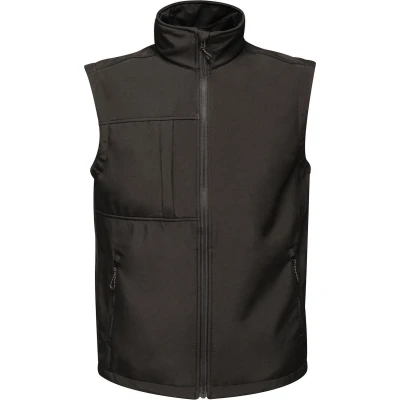 Afbeelding van Regatta TRA848 80870 Professional Octagon II 3 laags waterdichte softshell bodywarmer, zwart (zwart), L