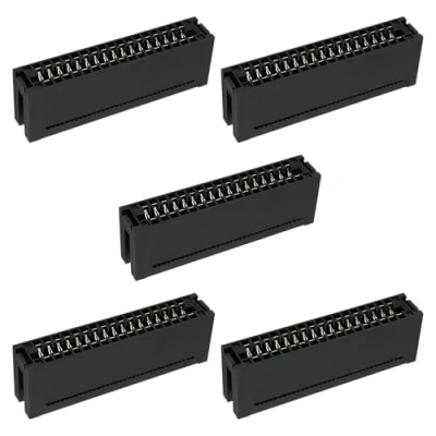 Afbeelding van ECSiNG 5 Stks 34 Pins IDC kaart Edge Connector 2.54mm Pitch Vrouwelijke 2 x 17 Pin header Socket voor 1.27mm Afstand Platte Lintkabels