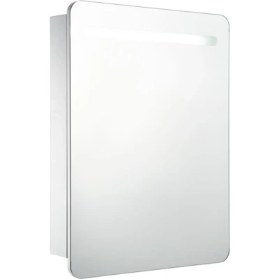 Afbeelding van VIDAXL Badkamerkastje met spiegel LED 60x11x80 cm