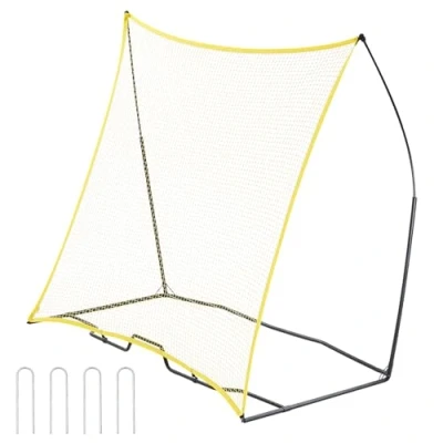 Afbeelding van VEVORFootball Rebounder Draagbare Voetbal Coach Net Tas 7x7 Voeten