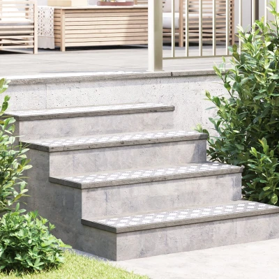 Afbeelding van vidaXL Zilver Aluminium 100 x 20 0.3 cm Anti slip Trap Treden