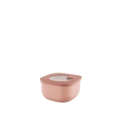 Afbeelding van Guzzini Kitchen Active Design, STORE&amp;MORE BIO, Hermetisch lage bakje voor koelkast/diepvries/magnetron (S) Perzik Bloesem Roos, 12,2 x h6,8 cm 450cc 170719251