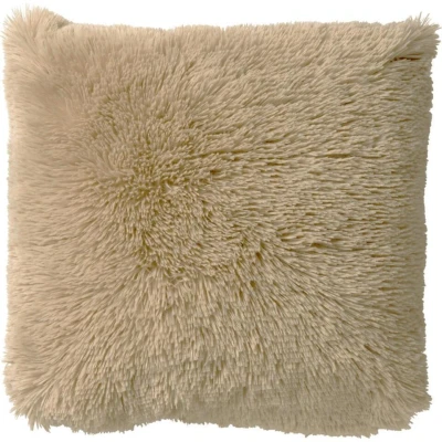 Afbeelding van Dutch Decor FLUFFY Kussenhoes 60x60 cm superzacht XL kussensloop Pumice Stone beige