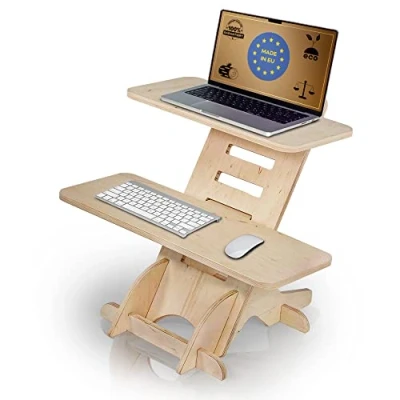 Afbeelding van Sta bureau opzet staand hout staander houten Made in EU