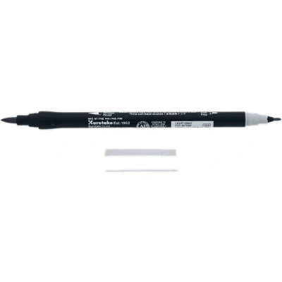 Afbeelding van ZIG Art &amp; Graphic Twin Tip brush marker Light Gray