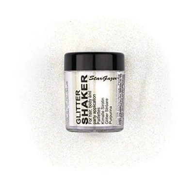 Afbeelding van Stargazer Products Glitter strooidoos, wit, per stuk verpakt (1 x 5 g)