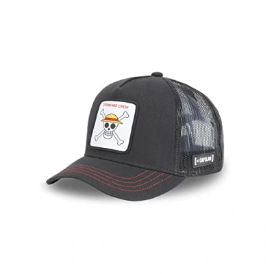 Afbeelding van Capslab One Piece Trucker Cap CL OP1 1 SKU2, Mannen, Zwart, Pet, maat: size