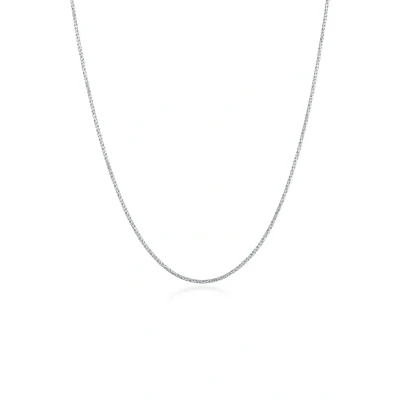 Afbeelding van Kuzzoi Basic Ketting, Heren, Maat: 45, Silber