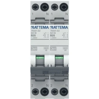 Afbeelding van Attema fornuisgroep 1p n 20a b kar at90207