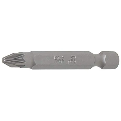 Afbeelding van BGS 4595 Bit lengte 50 mm 6,3 (1/4&quot;) buitenzeskant kruiskop PZ2