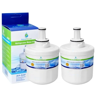 Afbeelding van 2 x AH S3F waterfilter compatibel met Samsung koelkast DA29 00003F, HAFIN1/EXP, DA97 06317A B, Aqua Pure Plus, 00003A, 00003B