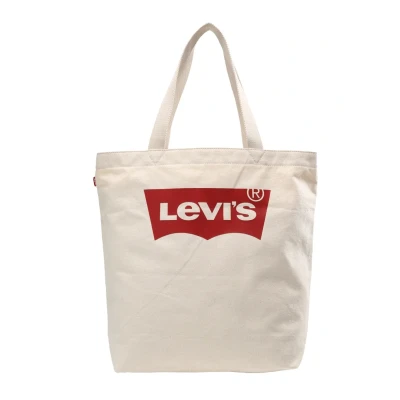 Afbeelding van Levi&#039;s shopper met logo ecru/rood