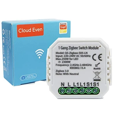 Afbeelding van Zigbee Intelligent Tuya Mini DIY Switch Module Light compatibel met Smart Life / App, Alexa en Google Home, 1/2 Way, 2 versnellingen werkt Gateway 3.0 220V 240V