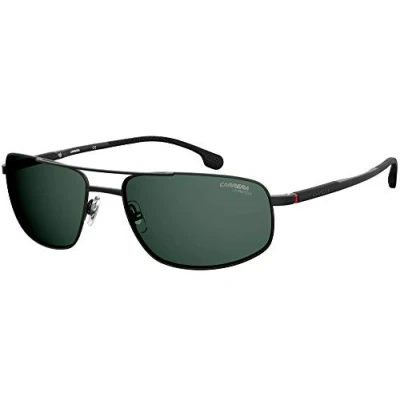 Afbeelding van CARRERA Uomo 8036/S 003/QT Occhiali da sole Acciaio Nero opaco Verde Squadrata
