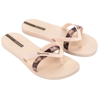 Afbeelding van Ipanema Kirei Chic Fem Teenslippers voor dames, beige/bruin, 37 EU, Beige Brown, EU