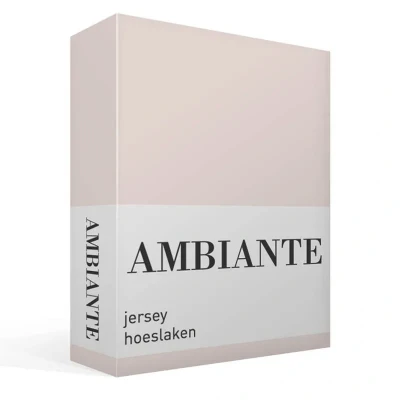 Afbeelding van Hoeslaken 2 Persoons 140x200 Ambiante Jersey Zand