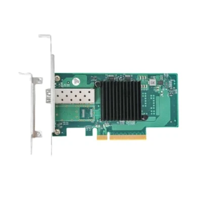 Afbeelding van QSFPTEK 10G netwerkkaart Single SFP+ port met Intel 82599EN chip for X520 DA1, PCIe 2.0x8, 10Gbit/s Ethernet adapter, LAN NIC kaart PCI E ondersteuning voor Windows 7/8/10/Linux/Vmware