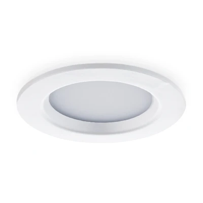 Afbeelding van LED Paneel Plafondlamp 3W, Rond 7cm, Warm Wit, Inbouw