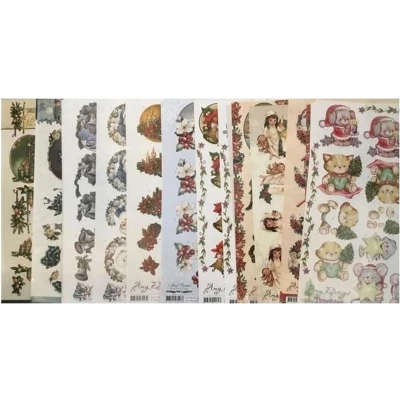 Afbeelding van 3D Cutting Sheet Amy Design History of Christmas Lanterns