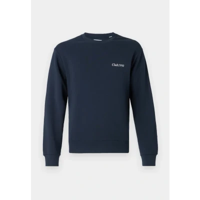 Afbeelding van Jack &amp; Jones Jjebradley Graphic CREW Sweater, Heren, Maat: XS, Sky captain