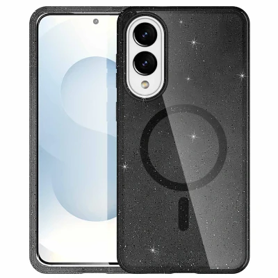 Afbeelding van Samsung Galaxy S25 Edge MagSafe Hoesje Kunststof imoshion Hardcase/Backcover Zwart Telefoonhoesje