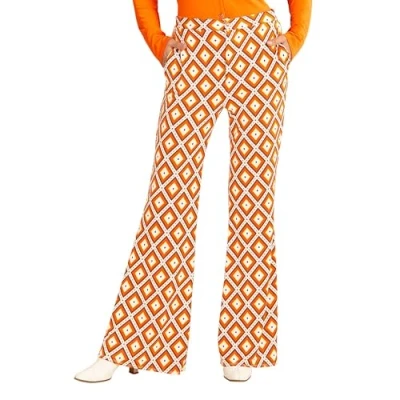 Afbeelding van WIDMANN Retro jaren 70 groovy broek voor vrouwen L / XL