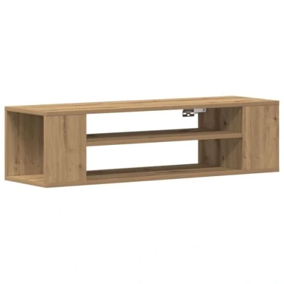 Afbeelding van vidaXL TV kast Artisan Eiken Bewerkt Hout 100x30x26.5 cm