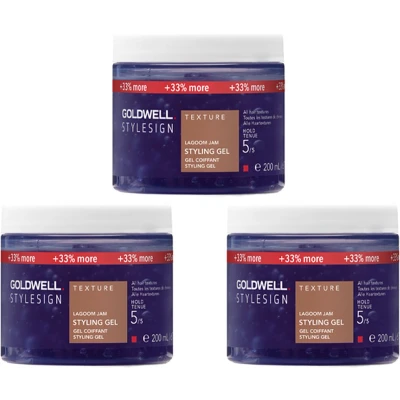 Afbeelding van 3x Goldwell StyleSign Lagoom Jam Styling Gel 200ml