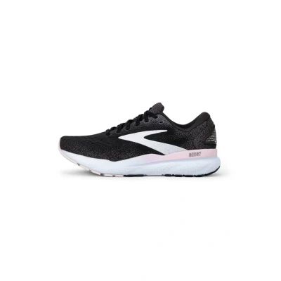 Afbeelding van Brooks Ghost 16 Sneakers voor dames, zwart/wit/orchid Ice, 40,5 EU, Zwart Wit Orchid 40.5 EU