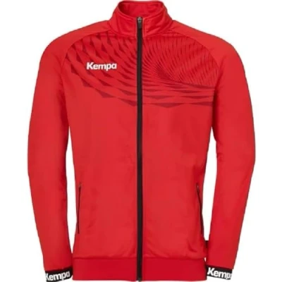 Afbeelding van Kempa Herren Wave 26 Poly Jungen Sport Fußball trainingssweatvest sweatjack, rood (rood/chilli rood), 4XL