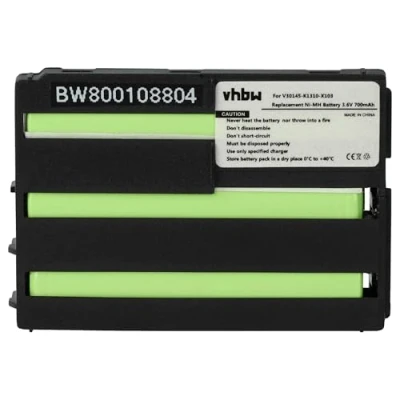 Afbeelding van vhbw Accu compatibel met Siemens C25 Power, C2588, C25e, C25, C28 mobiele telefoon smartphone (700 mAh, 3,6 V, NiMH)