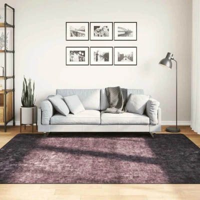 Afbeelding van Vloerkleed wasbaar anti slip 160x230 cm antracietkleurig